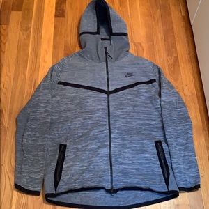 Nike Grey Zip Up Sweatshirt